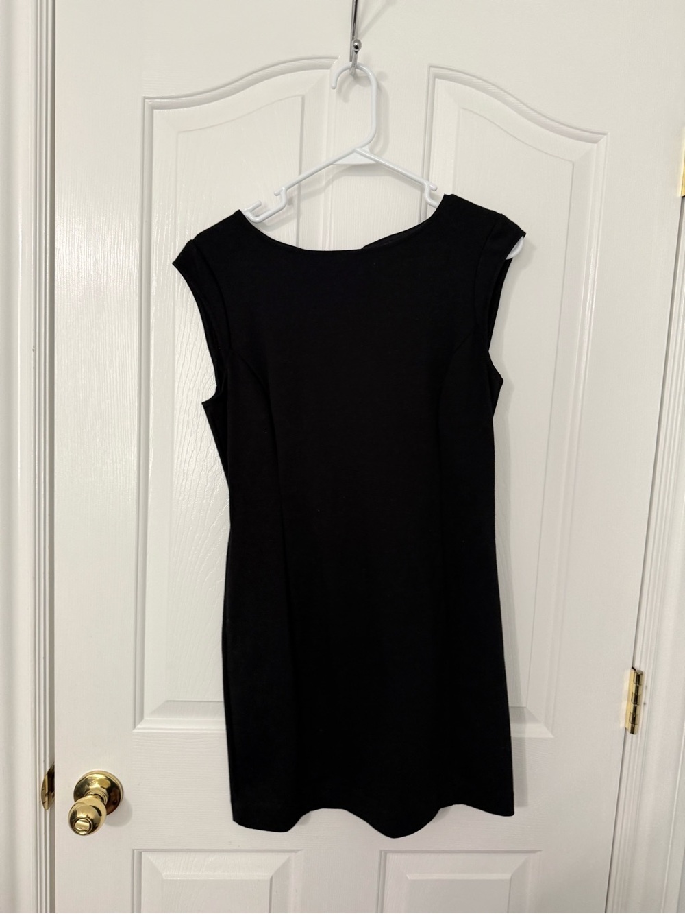 Merona petite medium Classic Black Cap-Sleeve Women's Dress